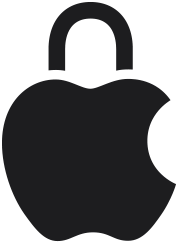 Logotipo de privacidade da Apple