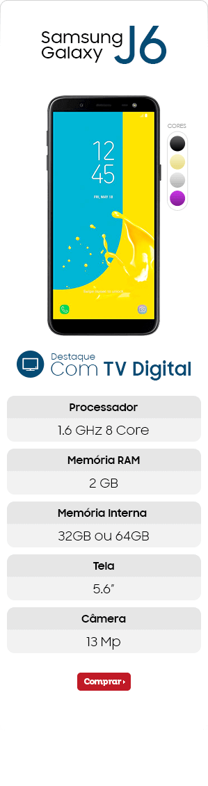 Extra - Ficha Tecnica Samsung Galaxy J6