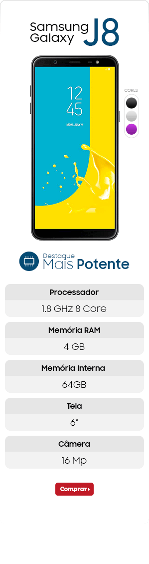 Extra - Ficha Tecnica Samsung Galaxy J8