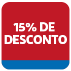 Desconto de até 15% USE: Natal