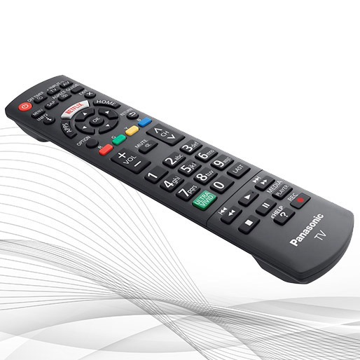 Controle Remoto com pilhas AA Smart TV Panasonic VIERA Youtube Netflix