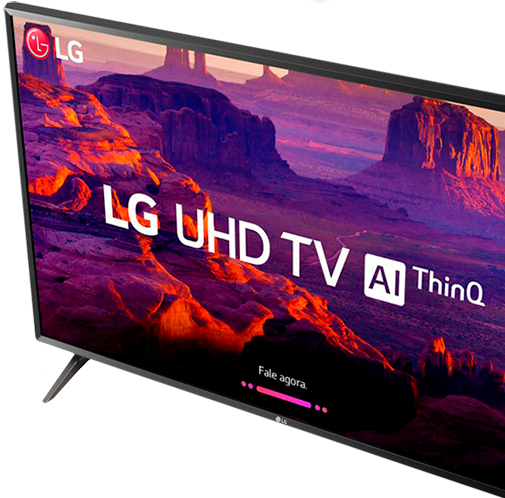 Alto-falantes da TV de dois canais com potência de 20W RMS Smart TV 4K LG 43 polegadas 43UK6310PSE alto-falantes 3D