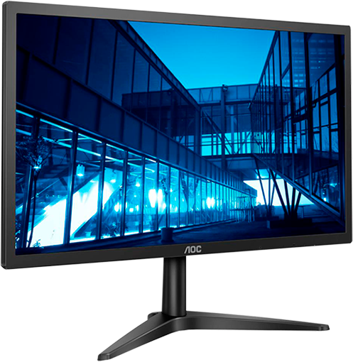 Imagem Full HD de alta resolução Monitor AOC Full HD alto contraste LED HDMI