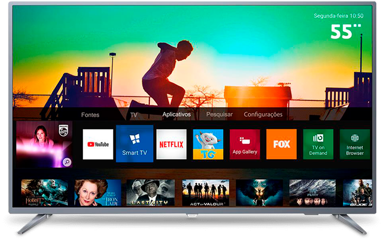 Smart TV UHD 4K Philips 55PUG6513 Smart TV UHD 4K Philips 55PUG6513 55 polegadas