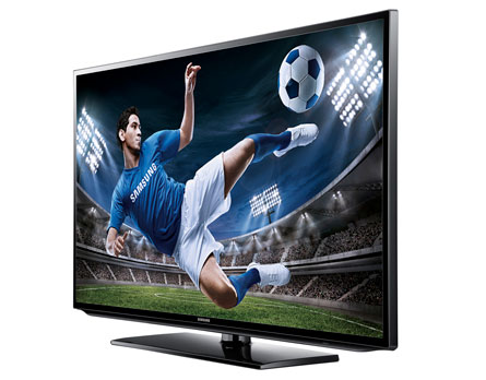 TV 32” LED Samsung Série EH5000 UN32EH5000GXZD de lado
