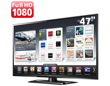 TV 47” LED LG 47LS570 Full HD