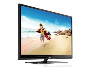 TV 39” LED Philips Série 4700 39PFL4707G 78 Full HD de lado