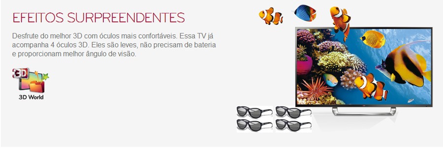 Efeito 3D Óculos