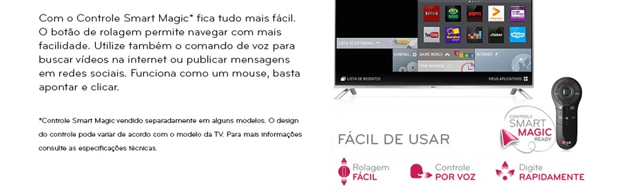 Smart TV LED 32 HD LG 32LB580B