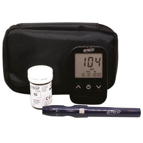 Medido com Free Lite e Fast Draw Medidor Glicose G-Tech Free Lite Fast Draw