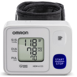 Medidor Pressão Omron HEM 6123 Batimentos Cardíacos
