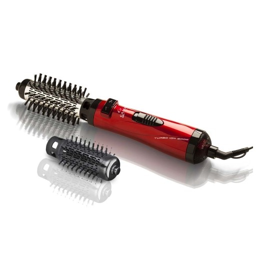 Escova Modeladora Rotativa GA.MA Italy Turbo Íon Vermelha