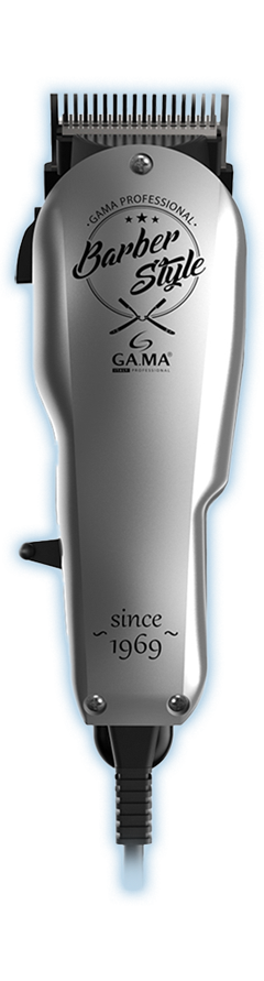 Variadas alturas de corte Máquina Cortar Cabelo GAMA Italy GM593 pentes guia