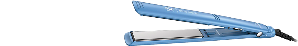 Cabo giratório e design ergonômico Chapinha GA.MA Italy Elegance Blue Titanio 3D