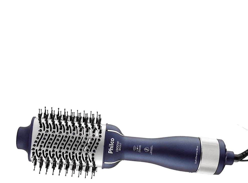 Escova Secadora Philco Soft Chrome PES16 Azul Escova Secadora Philco Soft Chrome PES16 Azul