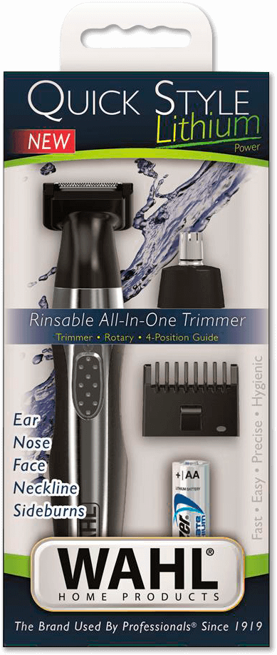 Vai acompanhado por uma pilha AA Aparador Wahl Clipper Quick Style Lithium
