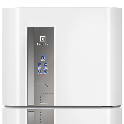 É possível controlar as funções através do painel externo refrigerador electrolux df54 painel
