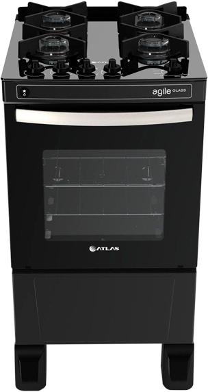 Fogão Atlas Agile Glass 4 bocas