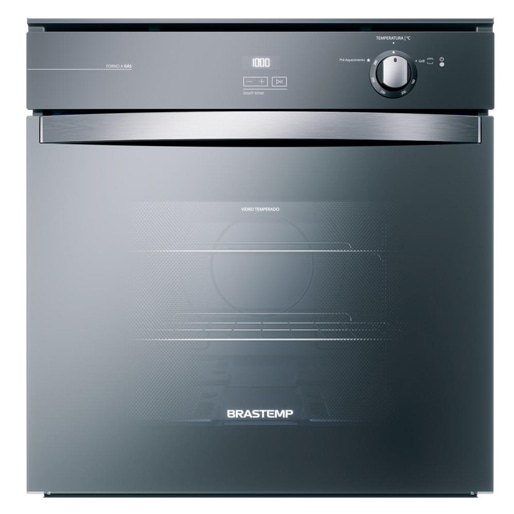 Forno de Embutir Brastemp BOA84AR - Inox Espelhado Forno Embutir Brastemp BOA84AR Inox Espelhado 78 Litros