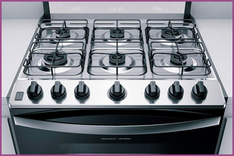 Fogão de Embutir Brastemp BYS6NCB 6 Bocas Fogão de Embutir Brastemp BYS6NCB 6 Bocas