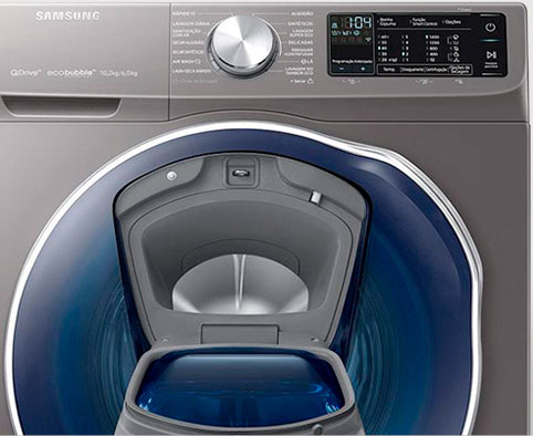 Tecnologia Manchas Difíceis Lava Seca Samsung WD11J6410AX manchas difíceis