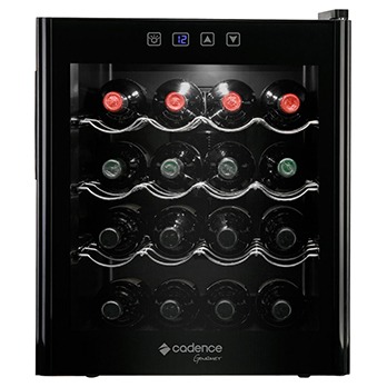Adega Cadence Gourmet 16 garrafas iluminação