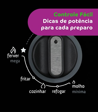 botão controle fácil Cooktop Consul Facilite botão controle fácil Cooktop Consul Facilite