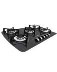 O cooktop a gás 5 bocas Continental Decore CTGCT070E50GL, de lado