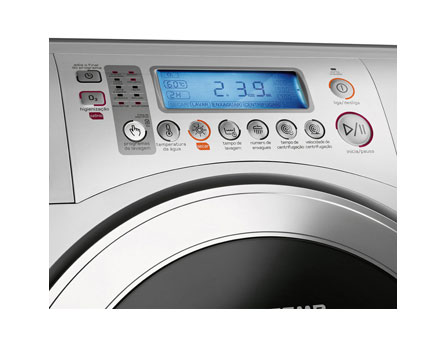 Lavadora/Secadora Brastemp com 10 programas de lavagem - Funções que incluem desde o adiamento do final da lavagem até higienização O3