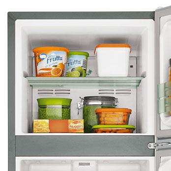 refrigerador Consul CRM33ER Inox freezer