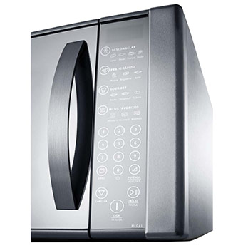 forno de micro-ondas Electrolux Blue Touch Espelhado MEC 41 painel