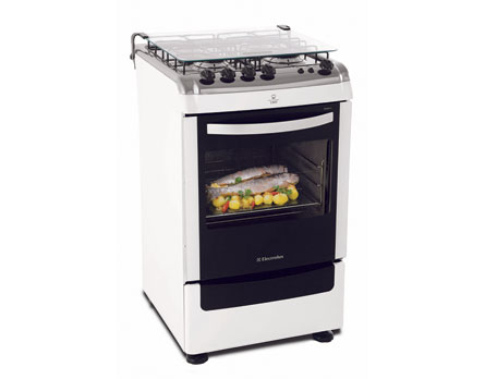 Fogão Electrolux 4 Bocas Chef 52SM - Forno completo para sua cozinha