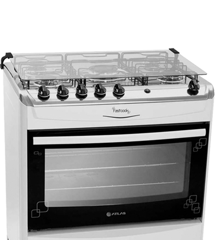 Fogão Atlas Fastcook mesa top control