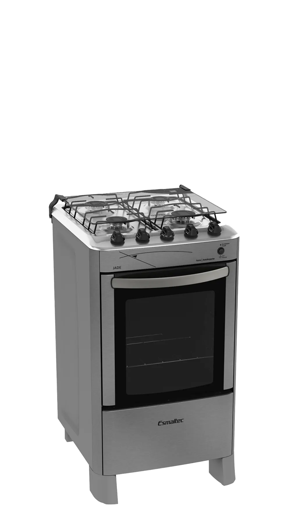 Fogão Piso 4 Bocas Esmaltec Jade Inox Fogão Piso 4 Bocas Esmaltec Jade Inox