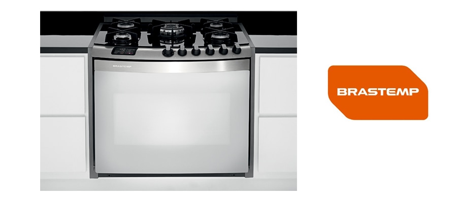 Fogão Brastemp Ative Top Glass