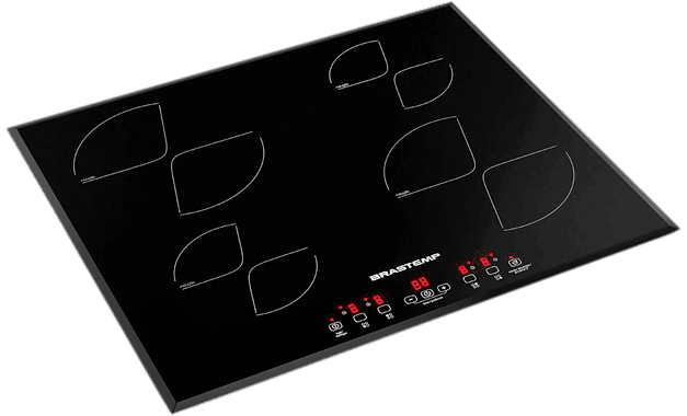 Cooktop Brastemp 4 bocas BDJ62AEBNA com funcionamento por indução Cooktop Brastemp BDJ62AEBNA Indução