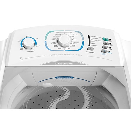 Lavadora de Roupas Electrolux 15 kg Turbo Capacidade LT15F multidispenser
