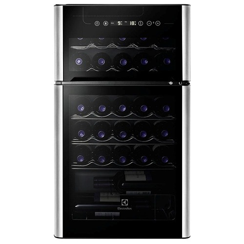 Portas de vidro Frigobar de Vinhos Electrolux ACD29 design moderno