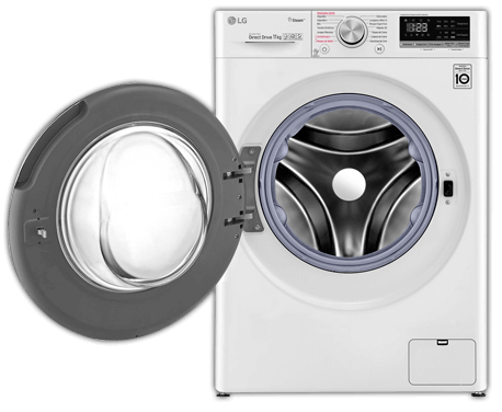 Lavadora de Roupas LG Smart VC4 Branca 11kg Lavadora de Roupas LG Smart VC4 FV5011WG4 Branca – 11kg