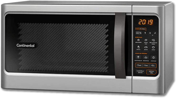 Selo de eficiência A do Procel Forno Micro-ondas Continental MC34S Prata