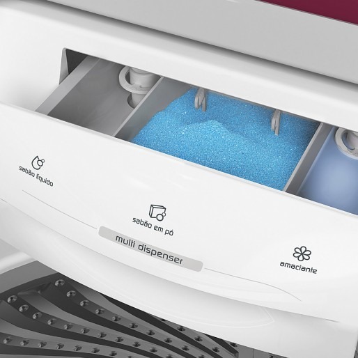 Dispenser próprio para cada tipo de produto