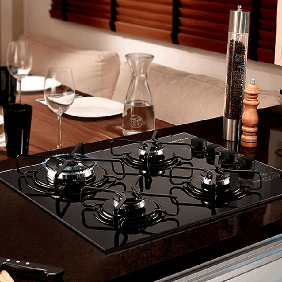 Cooktop Brastemp BDT62AE Touch Timer 4 Bocas Extra