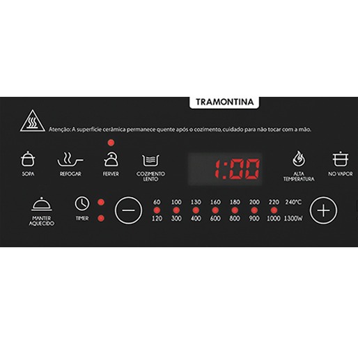 cooktop indução ei30 painel touch