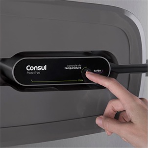 Controle de temperatura Refrigerador Consul CRM35NK Dispenser