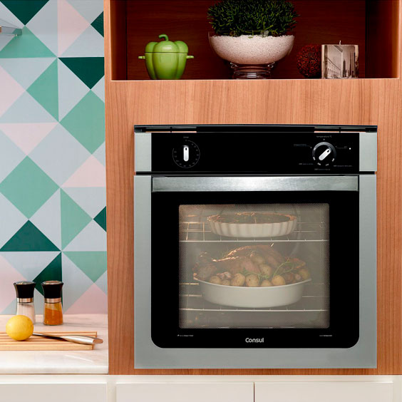 forno gás embutir consul coa84br