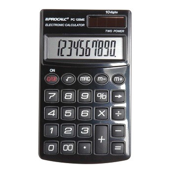 calculadora Procalc PC125 Preto