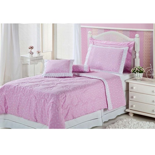 Enxoval Cama Solteiro Plumasul My Princess Romantic - 200 Fios antialérgico