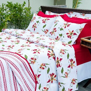 edredom solteiro Kacyumara Innovi Floral Flamboyant II