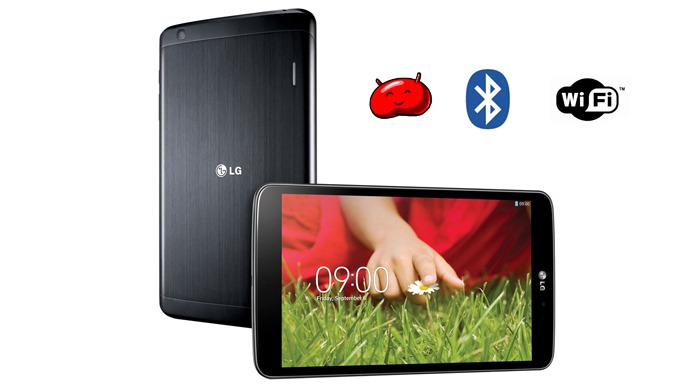 Tablet LG G Pad V500 com Tela de 8.3, Câmera 5MP, Wi-Fi Preto Prata