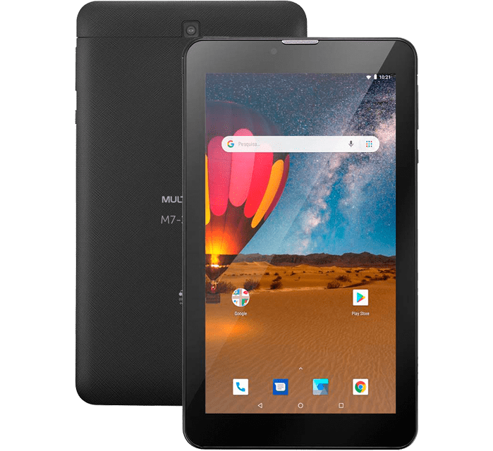 Tablet Multilaser M7 Plus NB304 Preto Tablet Multilaser M7 Plus Preto